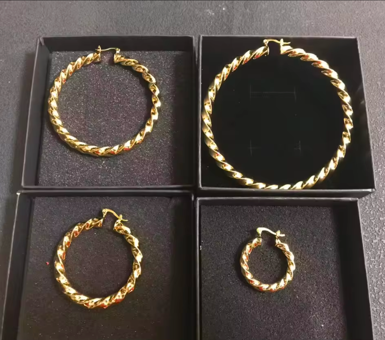 Twist Hoop Earrings