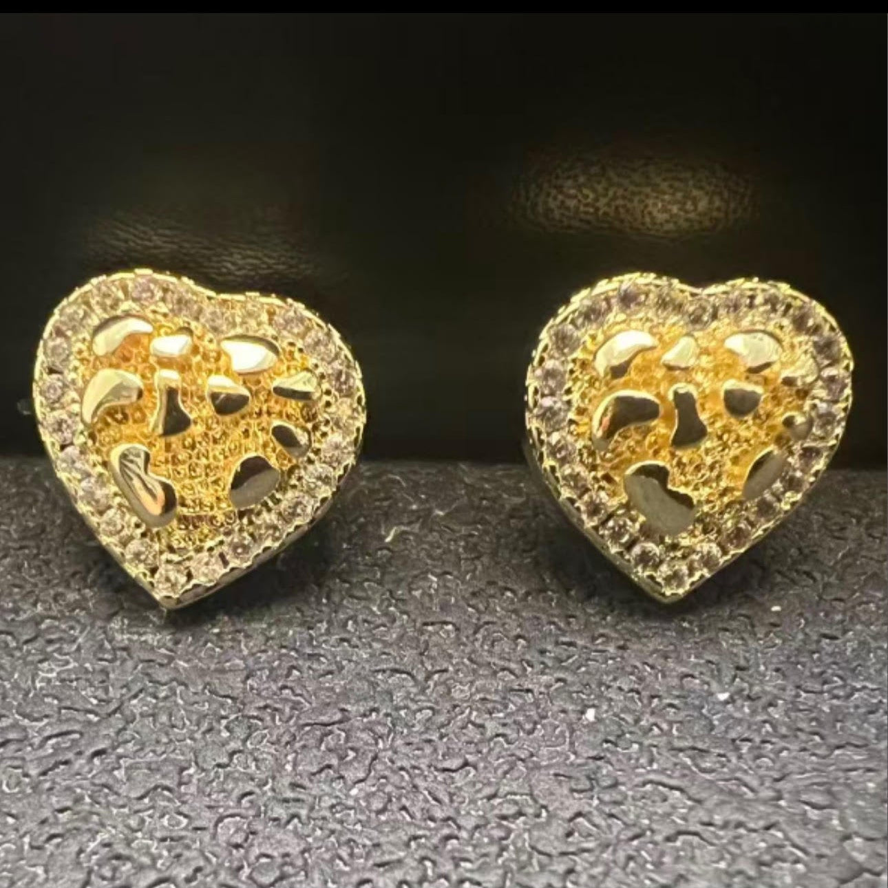 Heart Nugget Studs