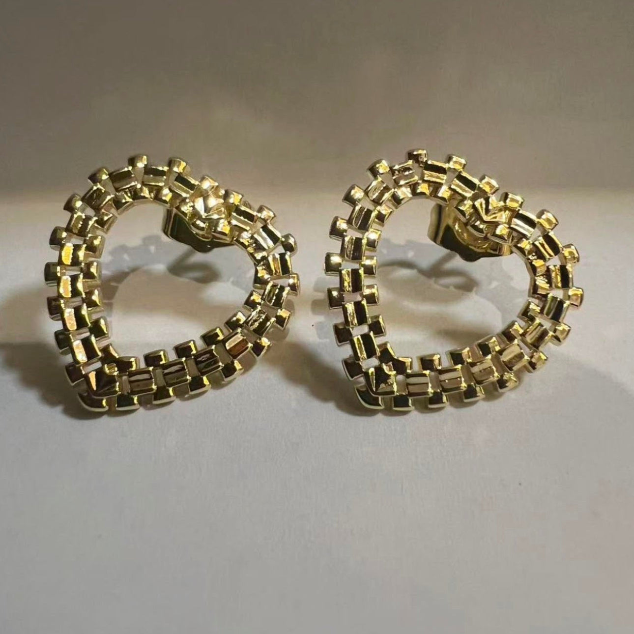 Rolex Heart Studs
