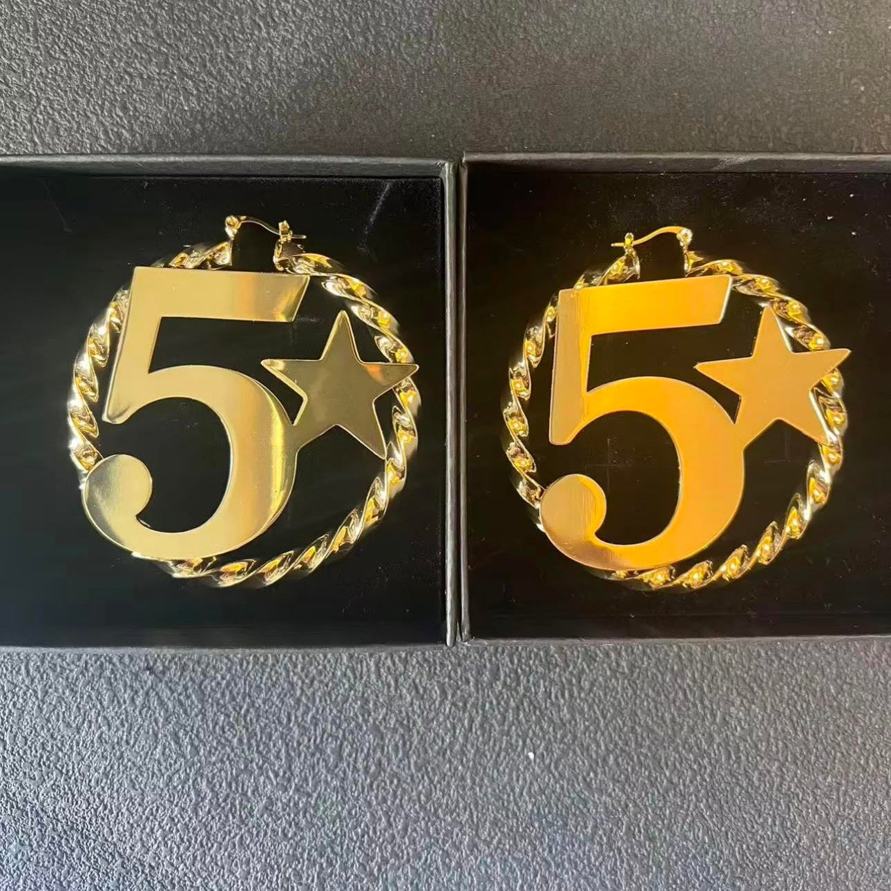 Five Star Chick Twist Hoops