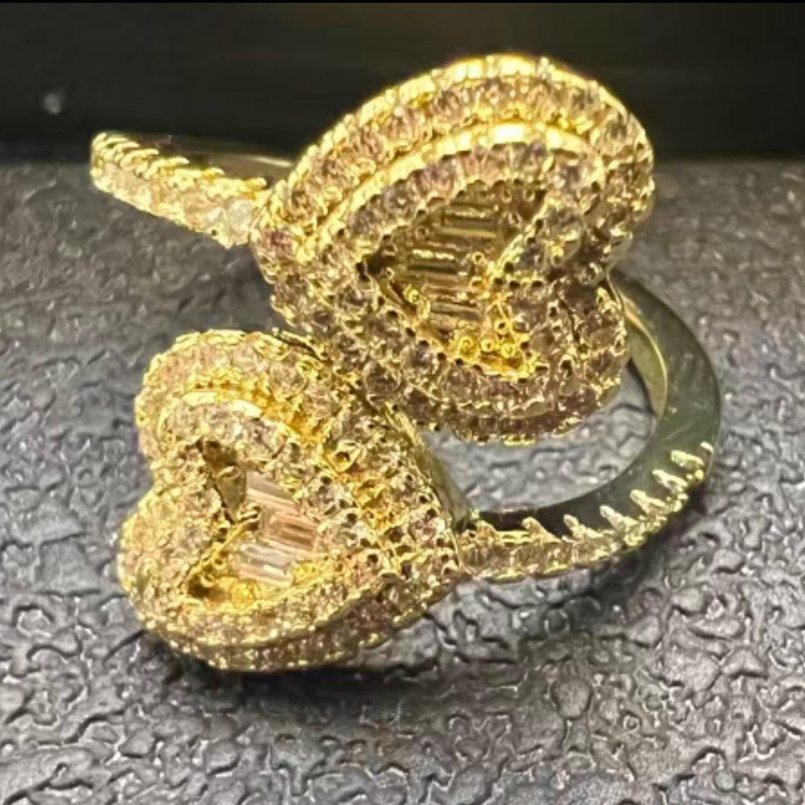 Double Heart Ring